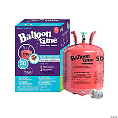 14.9 Cu Ft. Large Balloon Time<sup>®</sup> Metal Helium Tank with Ribbon