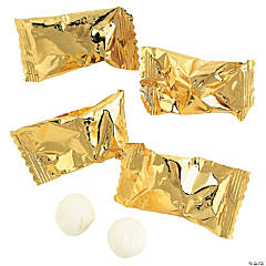 14 oz. Metallic Gold Classic Buttermints Candy - 108 Pc.