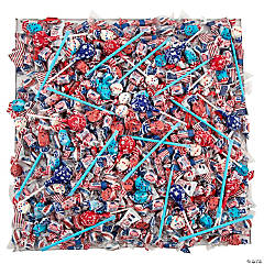 15 lbs. Bulk 1000 Pc. Patriotic Red, White & Blue Candy Assortment