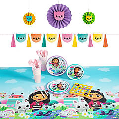 159 Pc. DreamWorks Gabby’s Dollhouse™ Party Tableware Kit for 24 Guests