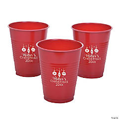 Christmas Cup Design 11 16 oz Personalized Christmas Party Cups