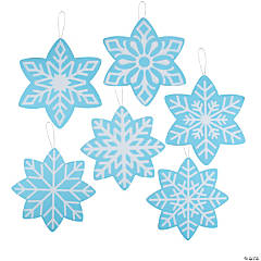 Snowflake Sticker Roll - 100 Pc.