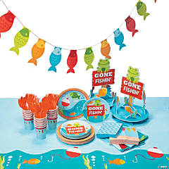 Premium Little Fisherman Decor Kit - 17 Pc.