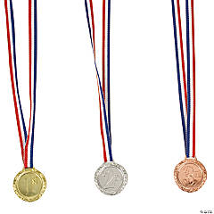 1st, 2nd & 3rd Place Award Medals