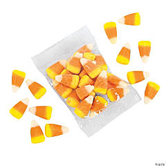 2 lbs. Classic Candy Corn Clear Candy Packs - 32 Pc.
