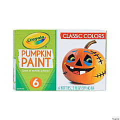 2 oz. Crayola<sup>®</sup> Classic Colors Acrylic Pumpkin Paint - Set of 6