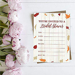 20 Fallin' in Love Bridal Invitations