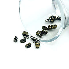 20 Pcs Bronze Earring Back Stoppers