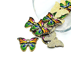 20 Pcs Rainbow Butterfly Charms