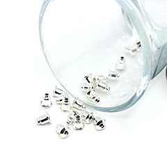 20 Pcs Silver Earring Back Stoppers