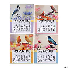 2022 Large Print Bird Calendar Magnets