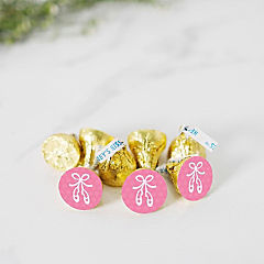 216PK Ballet Chocolate Drop Labels