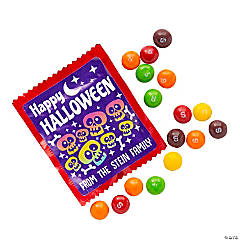 26 oz. Halloween Skittles<sup>®</sup> Fun Size with Personalized Sticker - 48 Pc.