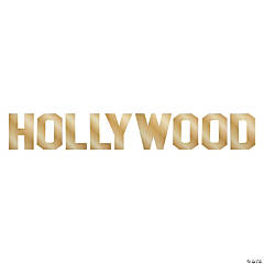 3 Ft. Hollywood Sign Cardboard Cutout Stand-Up - 9 Pc.