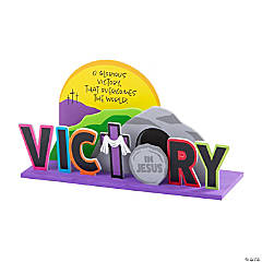3D Easter Victory in Jesus Craft Kit - Makes 12