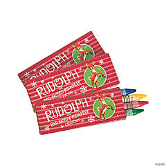 4-Color Rudolph the Red-Nosed Reindeer<sup>®</sup> Crayons - 24 Boxes