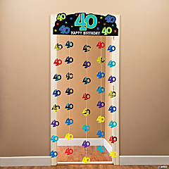 Save On 40th Birthday Door Decorations Oriental Trading