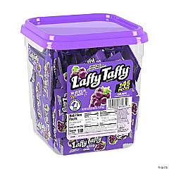 49.3 oz. Bulk 145 Pc. Laffy Taffy<sup>®</sup> Mini Grape Bar Candy Tub