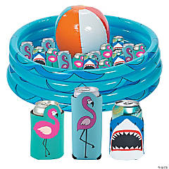 18 Inflatable Cooler, Beer Cooler for Parties, Luau Party Supplies for Adults 2 Pack