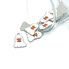 50 Pcs Halloween Ghost Pumpkin Charms
