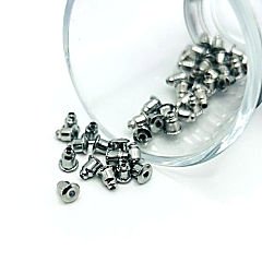 50 Pcs Silver Earring Back Stoppers