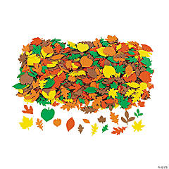 500 Fabulous Foam Self-Adhesive Fall Leaf Stickers