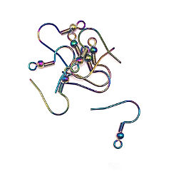 500 Pcs Rainbow Fish Hook Earring Wires