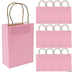 5  x 10' Bright Color Paper Goody Bags - 12 Pc.