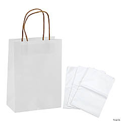 Small Black & White Thank You Gift Bag & Tissue Paper Kit