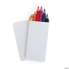 6-Color Small Colored Pencils - 12 Pc.