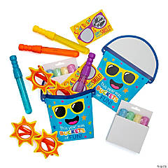 72 Pc. Buckets of Fun End of Year Favor Kit for 12