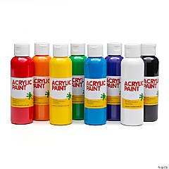8-Color Acrylic Paint Set - 4 oz.