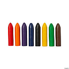 8-Color Chubby Crayons - 40 Pc.