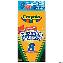 8-Color Crayola® Classic Washable Fine-Point Markers