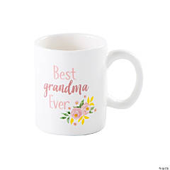 8 oz. Best Grandma Ever Reusable Ceramic Coffee Mug