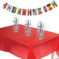8 Pc. Flags of All Nations Decorating Kit for 3 Tables