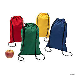 Cheap Wholesale 18 Inch Basic Red Drawstring Bag In Bulk —