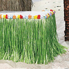 Hawaiian Artificial Leaves Grass Skirt Hula Grass Party Kids