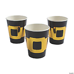 8.5 oz. Square Bottom Plastic Coffee Mugs 8ct.