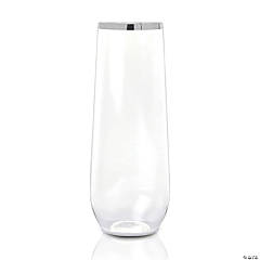 https://s7.orientaltrading.com/is/image/OrientalTrading/SEARCH_BROWSE/9-oz--clear-with-silver-stemless-plastic-champagne-flutes-32-glasses~14274192