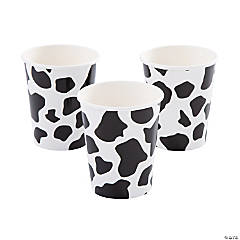 9 oz. Cow Print Party Disposable Paper Cups - 8 Ct.