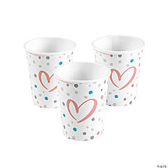 Cross My Heart Paper Cups, 9oz, 8ct