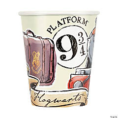 9 oz. Harry Potter™ Party Platform 9 3/4 Disposable Paper Cups - 8 Ct.