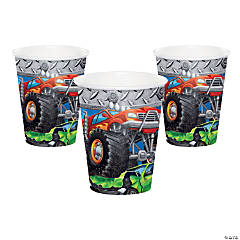 Construction & Monster Trucks Personalized Christmas Tumbler