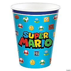 9 oz. Super Mario™ Disposable Paper Cups - 8 Ct.