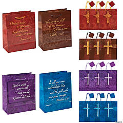  Yeaqee Religious Gift Bags Bible Verse Treat Bags Inspirational  Flower Paper Bags with Handles Christian Church Gifts in Bulk for Girls  Women Wedding Birthday First Communion Baptism(24 Pcs) : Health 
