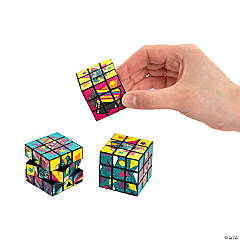 90s Mini Puzzle Cubes