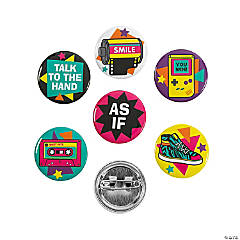 90s Party Mini Buttons