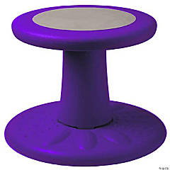 Active Chairs Wobble Stool for Kids, Flexible Seating Improves Focus and Helps ADD/ADHD, 14-Inch Preschool Chair, Ages 3-7, Purple