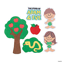 Adam & Eve Glove Bible Characters - 6 Pc.